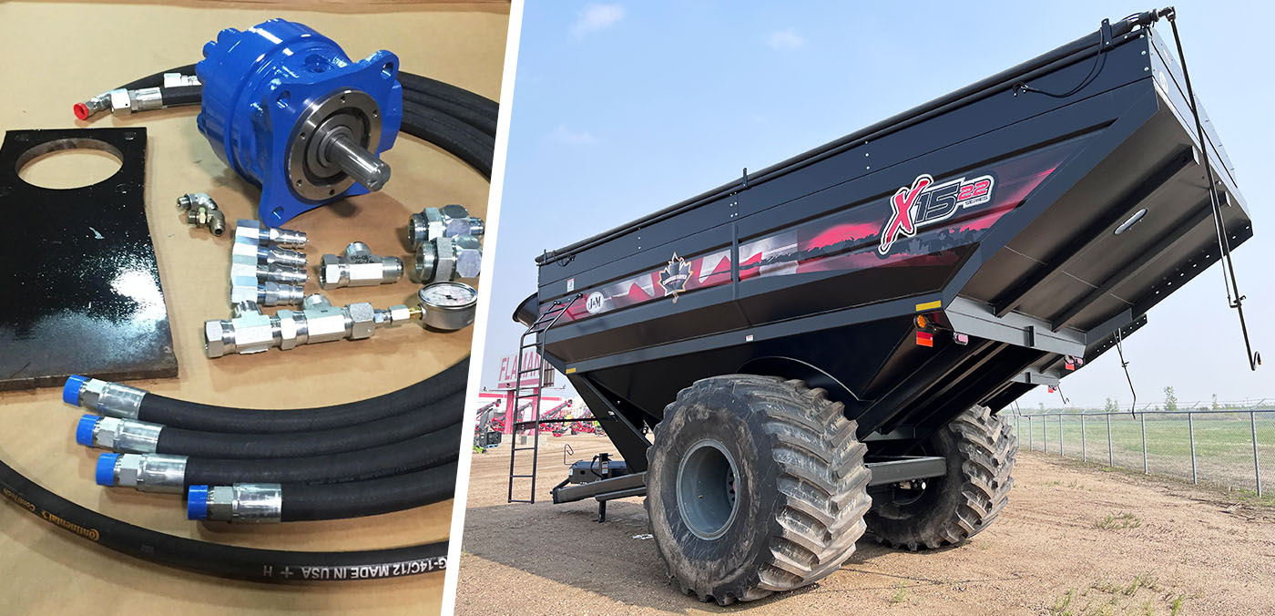 Hydraulic Drive Kit for your J&M Grain Cart